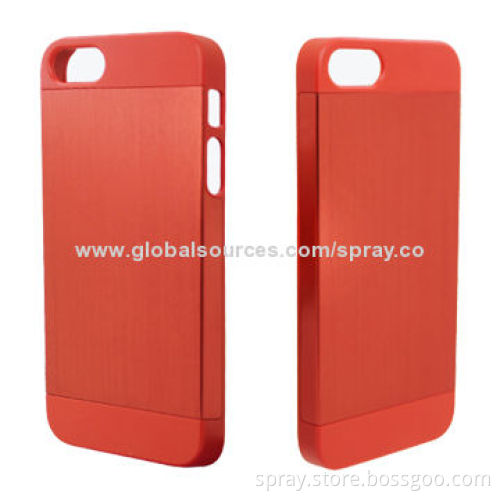 Deluxe Luxury W/Chrome Rubberized Snap-on Hard Back Cover Case